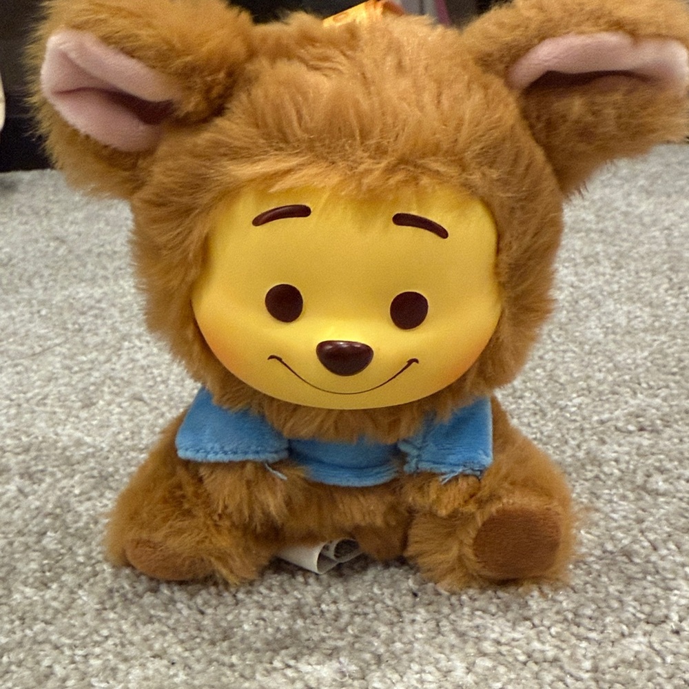 Brown and Yellow Plush Bear Toy